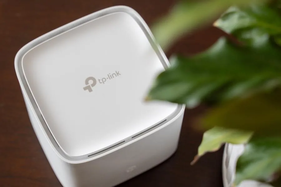 Wi-Fi router in a living room